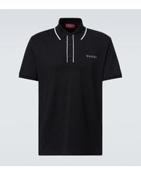 Gucci - Logoed Polo Shirt - Lyst