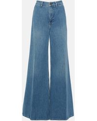 FRAME - Extra Wide Leg High-rise Jeans - Lyst