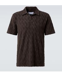 Frescobol Carioca - Faustino Cotton Terry Jacquard Polo Shirt - Lyst