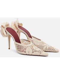 Magda Butrym - Crochet And Leather Mules - Lyst