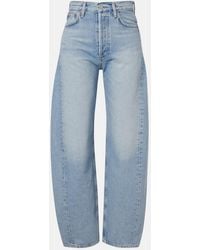 Agolde - Luna Faded Barrel-Leg Jeans - Lyst