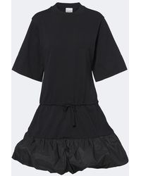 Patou - Faille-Trimmed Cotton Minidress - Lyst