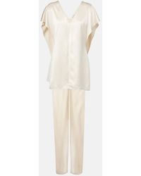 TOVE - Sara Caped Satin Top - Lyst