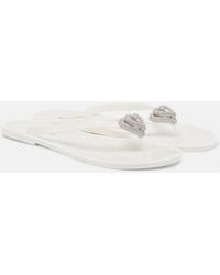 Mach & Mach - Riviera Embellished Thong Sandals - Lyst
