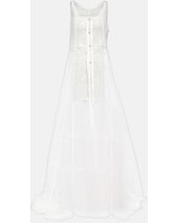 Jacquemus - Long Negligee Dress With Ribbon - Lyst