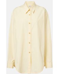 KHAITE - Goya Cotton Poplin Shirt - Lyst