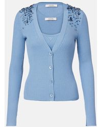 Dorothee Schumacher - Embellished Cardigan And Tank Top Set - Lyst