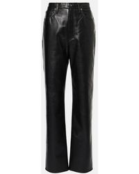 Agolde - 90's Pinch Waist High-Rise Straight Pants - Lyst