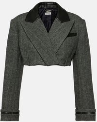 Jonathan Simkhai - Clare Cropped Blazer - Lyst