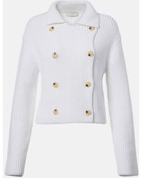 Vince - Double-Breasted Cotton-Blend Jacket - Lyst