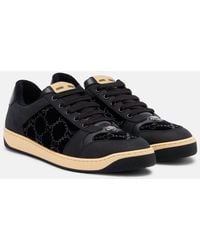 Gucci - Screener Damensneaker Mit Gg Kristallen, Größe - Lyst