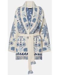 Alanui - Echoes Of The Island Wool And Cotton Cardigan - Lyst