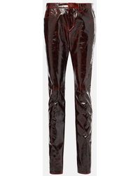 Isabel Marant - Schmale Hose Lovis Aus Einem Baumwollgemisch - Lyst