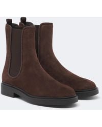Aquazzura - Gaspard Suede Chelsea Boots - Lyst