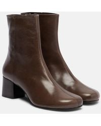 Lemaire - Ankle Boots Anatomic 55 Aus Leder - Lyst