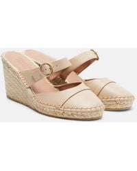 Malone Souliers - Farah Leather Espadrille Wedges - Lyst