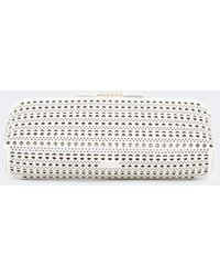 Alaïa - Delta Vienne Leather Clutch - Lyst