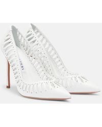 Aquazzura - Gisele Perforated Leather Pumps - Lyst