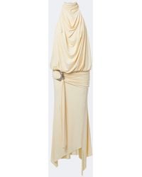 De La Vali - Vida Draped Jersey Minidress - Lyst