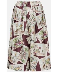 Loro Piana - Emon Silk Bermuda Shorts - Lyst