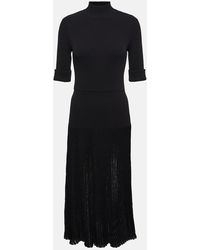 Dorothee Schumacher - Plisse Knit Midi Dress - Lyst