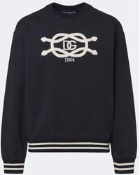 Dolce & Gabbana - Logo Embroidered Sweatshirt - Lyst