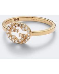 Gucci - Anello Interlocking G - Lyst