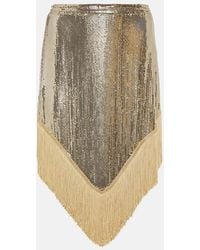 Rabanne - Embellished Miniskirt - Lyst