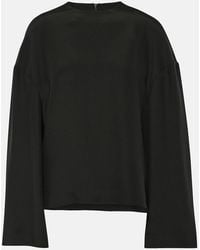 FFORME - Ana Silk Cady Blouse - Lyst