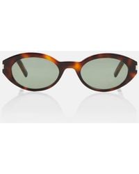 Saint Laurent - Gafas de sol ovaladas SL 567 - Lyst