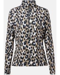 Fusalp - Orion Leopard-Print Ski Top - Lyst