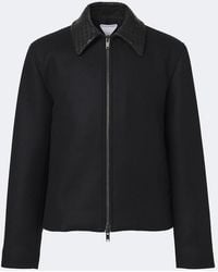 Bottega Veneta - Intrecciato Wool Felt Jacket - Lyst