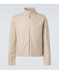 Gucci - Gg Canvas Cotton Jacket - Lyst
