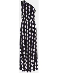 Diane von Furstenberg - Asymmetric Kiera Maxi Dress - Lyst
