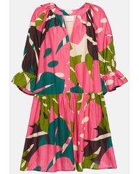 Velvet - Minikleid Tracy Aus Baumwolle Und Seide - Lyst