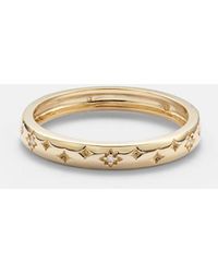 STONE AND STRAND - Northern Star 14Kt Ring With Diamonds - Lyst