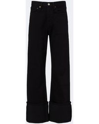 Agolde - Big Cuff Straight Jeans - Lyst