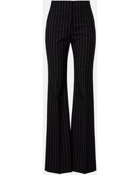 Sportmax - Visino Wool-Blend Gabardine Flared Pants - Lyst