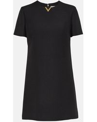 Valentino - Minikleid Vgold Aus Crepe Couture - Lyst