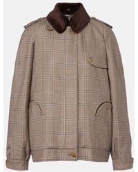 Blazé Milano - Chausie Checked Virgin Wool Jacket - Lyst