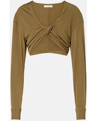 Christopher Esber - Vivenda Jersey Crop Top - Lyst