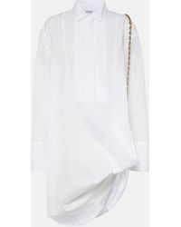 Loewe - Robe chemise en coton a ornements - Lyst