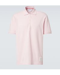Thom Browne - 4-Bar Cotton Polo Shirt - Lyst