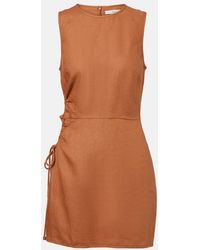 SIR. - D'Orsay Linen Minidress - Lyst