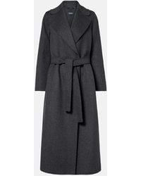 Max Mara - Poldo Virgin Wool Wrap Coat - Lyst