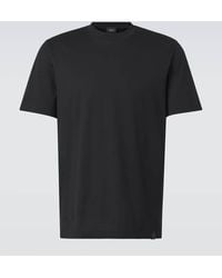 Brioni - T-Shirt Aus Baumwoll-Jersey - Lyst