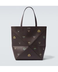 Loewe - X Louis Wain Tote Bag Puzzle Fold Cats Aus Leder - Lyst