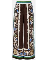 ALÉMAIS - Maroc Cotton Wide-Leg Pants - Lyst