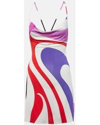 Emilio Pucci - Miniabito Marmo Con Stampa - Lyst