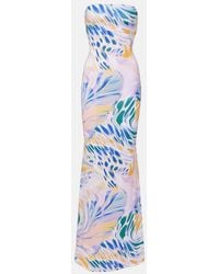 Alexandra Miro - Elodie Printed Maxi Dress - Lyst